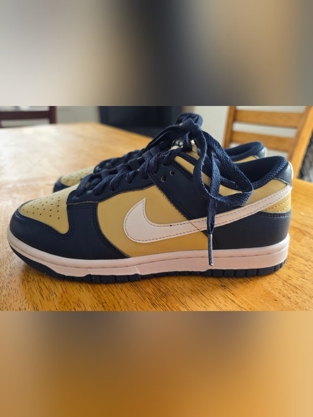 Nike Dunk Low Next Nature "Midnight Navy/Gold" sneakers 6 - Picture 4 of 13